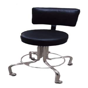 Banco Giratorio Con Respaldo Acojinado