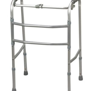 Andadera de aluminio plata/cobre