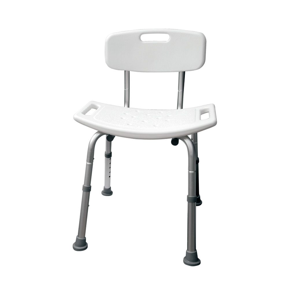 Banco con respaldo para ducha